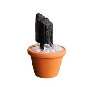 Tingyilan Cristales Y Piedras Curativas Mini Plantas Suculentas De Cristal Para Energía Positiva, Árbol De Piedras Curativas Para El Dinero Hecho A Mano Con Buena Suerte,Heibixi