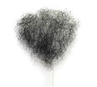 Tingyilan Hombres hechos a mano Pelo falso en el pecho, Femenino falso vello púbico Pelo sintético Pelo corporal Añadiendo volumen de pelo Muñeca de silicona Cuerpo inferior Púbico