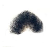 Tingyilan Invisible Realista Natural Falso Cabello Tupido En El Pecho, Pelo Privado Falso Bigote Falso Hecho A Mano, Cabello Corporal Sexy Pelo De Las Axilas