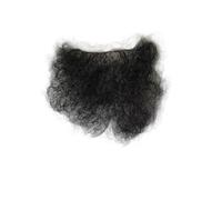 Tingyilan Mujeres Hombres Falsos Vello Púbico, Mini Encaje Completo Falso, Cabello Privado Falso, Transpirable, Suave, Simulado, Seguro Para El Hogar,Negro,One Size