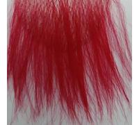 Tingyilan Pelo privado falso, bikini realista invisible, vello corporal colorido para hombres y mujeres, simulación hecha a mano, vello púbico de fibra de alta temperatura,Rojo