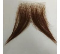 Tingyilan Pelo Privado Falso, Colorido, Invisible, Realista, Natural, Sexy, Vello Corporal, Axila, Pelo, Pecho, Pecho, Bigote, Hombre, Hombre, She-Man, Vestido Elegante, Elegante,Marrón