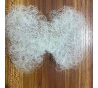 Tingyilan Pelo Privado Falso Fibra Sintética Para Hombre She-Man Cosply Dress Fancy Body Hair Encaje Completo Hecho A Mano Vello Púbico Que Añade Volumen 8x14cm/3.2x5.5in,blanca,One Size