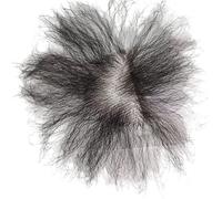 Tingyilan Pelo Privado Falso, Vello Corporal Realista Invisible Pelo De Pecho Falso Bigote Falso Para Hombres Y Mujeres Vello Púbico Falso De Alta Temperatura Hecho A Mano,Negro,One Size