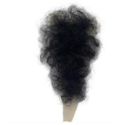 Tingyilan Pelo privado falso, vello púbico falso realista negro, peluca de pelo transpirable de pelo corporal para hombres y mujeres, vello púbico del cuerpo de la muñeca,A,One Size