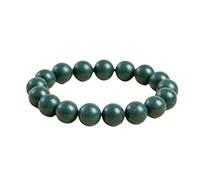 Tingyilan Pulsera De Cuentas Perfumadas A Hierbas Naturales, Alivio De La Ansiedad, Meditación, Aumento Del Sueño, Poder Restaurativo,Verde,10mm