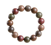 Tingyilan Pulsera De Cuentas Perfumadas De Hierbas Naturales Pulsera Elástica Hecha A Mano De 10Mm Para Nutrir El Estrés Del Control De Las Emociones Del Cuerpo,Multi colored,10mm