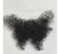 Tingyilan Vello privado falso, Pasta de vello púbico falso hecho a mano, Disfraz de vello corporal Vello púbico de la parte inferior del cuerpo, Añadir volumen al vello,Negro,One Size