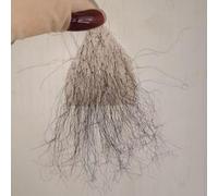 Tingyilan Vello Púbico Falso, Triángulo Negro Completo De Encaje Invisible, Vello Falso Realista Y Escaso, Pelo Corporal Para Disfraz Bigote Falso Para Hombres Y Mujeres,1,One Size