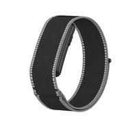 TingYR Banda de Bíceps Compatible con Garmin CIRQA Smart Band, 42cm Nylon Brazalete Deportivo para Brazalete, Transpirable y Cómodo. Madera Negro Carbón