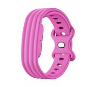 TingYR Correas Compatible con Google Fitbit Air, Correa de Silicona, Ajustable, Suave y Cómoda, Transpirable. Rosa Barbie