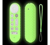 TINGYR Funda Compatible con Google TV Streamer 4K 2024, Protección de Ajuste, Anti-Rasguños, Carcasa Compatible con Google TV Streamer 4K 2024.(Verde Luminoso)