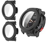 TINGYR Funda Compatible con Mibro Watch GS Pro, [2 Piezas] PC + Vidrio Templado para Proteger la Pantalla, Anticaída, Carcasa Compatible con Mibro Watch GS Pro.