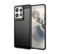 TingYR Funda para Motorola Edge 50 Pro, Resistente a los Arañazos, Fina de Silicona, Funda Interior de TPU Suave, Fundas para Motorola Edge 50 Pro Smartphone.(Negro)