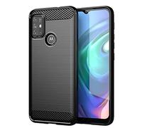 TingYR Funda para Motorola Moto G10, Resistente a los Arañazos, Fina de Silicona, Funda Interior de TPU Suave, Fundas para Motorola Moto G10 Smartphone.(Negro)
