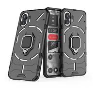 TingYR Funda para Nothing Phone 2, Soporte Giratorio de Anillo de 360 Grados, Cubierta de teléfono a Prueba de Golpes de TPU/PC, Carcasa para Nothing Phone 2.(Negro)