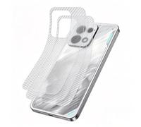 TingYR Película Trasera Compatible con Nothing Phone 4b, Piel de Fibra de Carbono, Antiarañazos, Transpirable, Suave Semitransparente. 3 Película