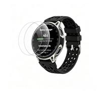 TingYR Protector de Pantalla Compatible con Garmin Forerunner 170, Cristal Templado Antiexplosivo, Cobertura Total, Sin Burbujas, Antirrayaduras, Antishock. 2 Película Transparent