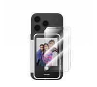 TingYR Vidrio Templado Protector Compatible con Insta360 Snap, 2x Protector Pantalla, Antichoque, Antiarañazos, Sin Burbujas. Transparent