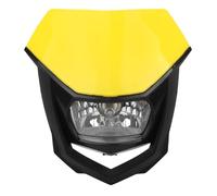 TINGYUS Faro Moto para CRF Lámpara Halógena Faro Delantero Motocicleta Universal Faros Delanteras(Yellow)