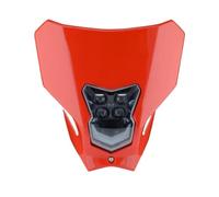 TINGYUS Faro Moto para CRF para CRF450L para CRF450XR 2019 2020 para Supermoto Motocicleta LED Faro Carenado Enduro Faros Delanteras(Red)