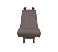 TINGYUS Fundas Asientos Coche Cojín Extensor De Cuero para Asiento De Coche, Soporte para Piernas, Espuma Viscoelástica Fundas de Asiento(Brown)