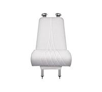 TINGYUS Fundas Asientos Coche Cojín Extensor De Cuero para Asiento De Coche, Soporte para Piernas, Espuma Viscoelástica Fundas de Asiento(Beige)