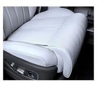 TINGYUS Fundas Asientos Coche Extensor De Piernas para Asiento Coche, Gamuza, Universal, con Espuma Viscoelástica, El Conductor Fundas de Asiento(Blanco)