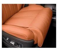 TINGYUS Fundas Asientos Coche Extensor De Piernas para Asiento Coche, Gamuza, Universal, con Espuma Viscoelástica, El Conductor Fundas de Asiento(Orange)