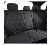 TINGYUS Fundas Asientos Coche Funda De Asiento Coche, Cojín, Almohadillas Protectoras, Alfombrilla Universal para Silla Fundas de Asiento(Black Rear Set)