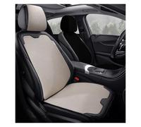 TINGYUS Fundas Asientos Coche Funda de Asiento Coche, cojín, Suave, Universal, Protector Silla, Funda, Almohadilla Oficina Fundas de Asiento(Beige Front Setx1)