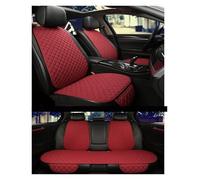 TINGYUS Fundas Asientos Coche Funda De Lino para Asiento De Coche, Cojín para MG ZS GT HS RX5 MG5 MG6, Primera, Trasera, Artículos para El Hogar Fundas de Asiento(Red 5 Seat)