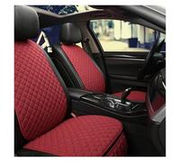 TINGYUS Fundas Asientos Coche Funda De Lino para Asiento De Coche, Cojín para MG ZS GT HS RX5 MG5 MG6, Primera, Trasera, Artículos para El Hogar Fundas de Asiento(Red 2 Seat)