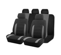 TINGYUS Fundas Asientos Coche Fundas de Asiento de tamaño Universal para la mayoría de SUV, camionetas, Furgonetas y Coches Fundas de Asiento(Gray 5 Seat)