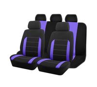 TINGYUS Fundas Asientos Coche Fundas de Asiento de tamaño Universal para la mayoría de SUV, camionetas, Furgonetas y Coches Fundas de Asiento(Purple 5 Seat)
