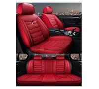 TINGYUS Fundas Asientos Coche Fundas Universales De Cobertura Total para Asientos Coche, para VW, para Polo, para Atlas, para Jetta, para Bora, para EOS Fundas de Asiento(Red 5 Seat F)