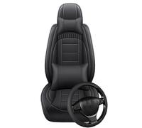 TINGYUS Fundas Asientos Coche para Buick All para Enclave para Cascada para Encore para Lacrosse Universal para Asiento Coche 5 Plazas con Cobertura Total Fundas de Asiento(Black 5 Seat H)