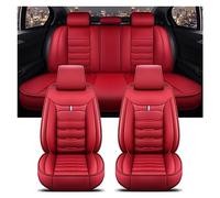 TINGYUS Fundas Asientos Coche para Buick Todos Modelos Coche para Enclave para Cascada para Encore para Lacrosse para Excelle para Regal Funda Universal Fundas de Asiento(Red 5 Seat H)