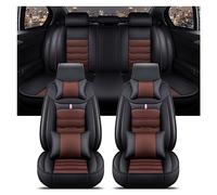TINGYUS Fundas Asientos Coche para Buick Todos Modelos Coche para Enclave para Cascada para Encore para Lacrosse para Excelle para Regal Funda Universal Fundas de Asiento(Black Coffee 5 Seat K)