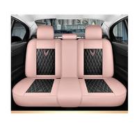TINGYUS Fundas Asientos Coche para Ford para Fiesta MK7 para Fusion para Focus 3 MK3 para Explorer 5 para Ranger para Taurus para Edge para Mondeo NK4 para Kuga Fundas de Asiento(Black Pink Rear)