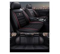 TINGYUS Fundas Asientos Coche para Geely Todos Modelos para Geometry C para Atlas para Coolray para Emgrand EC7 Universales Asiento Coche Cobertura Total Fundas de Asiento(Black Red 5 Seat C)