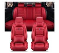 TINGYUS Fundas Asientos Coche para Hyundai para Tucson para Santa FE I30 I40 para Veloster para Genesis para Venue para Terracan para Ioniq para Accent Fundas de Asiento(Red 5 Seat O)