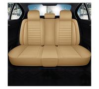 TINGYUS Fundas Asientos Coche para Mitsubishi para Pajero 4 2 Sport para Outlander XL para ASX para Montero para Lancer 9 10 para Carisma Fundas de Asiento(Beige Rear)