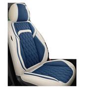 TINGYUS Fundas Asientos Coche para Toyota para RAV4 para Avensis T25 T27 para Yaris para Auris para Aqua para Prius 20 30 para Camry 40 50 para Aygo Fundas de Asiento(Beige Blue Front)