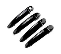 TINGYUS Manija Puerta Exterior Coche Embellecedor Adhesivo para Manija Puerta Coche Cromado Negro Brillante para Serie 2 F46 F45 F23 F22 F87 2013 2014 2015(Negro)