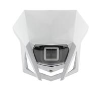 TINGYUS Moto Faro Delantero Para KAWASAKI Para KLX150 Para KLX250 Para KLX450 Placa De Faro De Motocicleta LED 12V Carenado De Faro De Motocross Faros Motocicleta(Blanco)