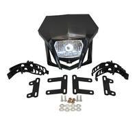 TINGYUS Moto Faro Delantero Para Suzuki Para DRZ85 Para DRZ125 Para DRZ250 Para RMZ85 Para RMZ125 Para RMZ250 RM85 RM125 RM250 Faro Delantero De Motocicleta Faros Motocicleta(Negro)