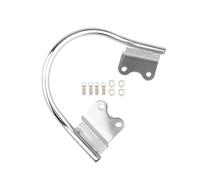 TINGYUS para Street para Twin 900 para Speed para Twin 1200 para Scrambler 900 Asiento Trasero Individual Portaequipajes Estante Soporte Portaequipajes Trasero(Chrome)