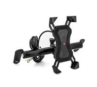 TINGYUS Soporte Navegador Moto para SYM para JOYMAX Z 300 para CRUISYM 2017-2019 Soporte De Motocicleta Placa Navegación GPS para Teléfono Móvil Porta Movil(B Z-USB Charging)