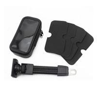 TINGYUS Soporte Navegador Moto Soporte Giratorio para Teléfono Móvil De Bicicleta, Bolsa Impermeable para Motocicleta, 360° Porta Movil(S-Miror Mount)